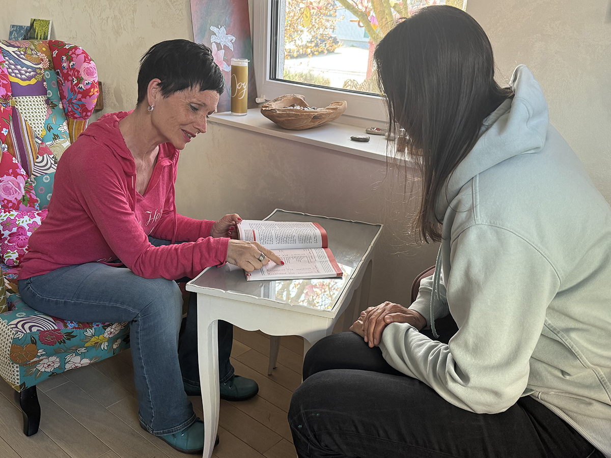 Simone Maus; Beratungsgespräch für gesunde Ernährung